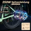 26" E-Bike Damen/Herren, 250W Tiefeinsteiger Citybike,  36V Produktbild-Vorschau 3