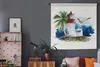 MuchoWow® Wandteppich Wandbehang Leuchtturm - Vogel - Produktbild-Vorschau 5