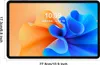 A tablet displaying a colorful abstract wallpaper with the time and date visible. Produktbild-Vorschau