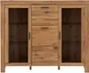 Highboard mit 3 Türen Eiche teilmassiv Andria Produktbild-Vorschau 1