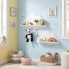 COSTWAY - Set da 2 mensole da parete per bambini, mensola Anteprima dell’immagine prodotto 2