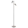 LED-Stehlampe - H 160 cm - 2-flammig - Sandfarben - Metall Produktbild-Vorschau 1