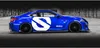 A blue sports car with a large white 'S' logo and 'Sparco' text on its side, parked in a garage. Produktbild-Vorschau