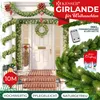 KESSER® Weihnachtsgirlande LED Beleuchtung Girlande Produktbild-Vorschau 2