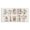 DEQORI Hybrid Leinwand Bild 100x50 cm 'Kaffeekunstwerke' Produktbild-Vorschau 2