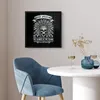 MuchoWow® MuchoWow® Gerahmtes Poster Maske - Federn - Retro Produktbild-Vorschau 5