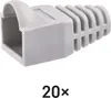 Ochrana konektoru RJ45 šedá, 20 ks Náhled obrázku produktu