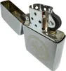 Original Zippo Sturmfeuerzeug chrom matt mit Eintracht Produktbild-Vorschau 2