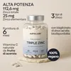 Aavalabs Complesso di zinco 25 mg | 3 forme chelate | Anteprima dell’immagine prodotto 2