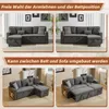 Sweiko Corner Sofa Bett Eckcouch Couch L-Form Schlafcouch Produktbild-Vorschau 15