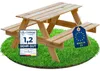 ITA Kindersitzgarnitur aus Holz Natur - Kinder Produktbild-Vorschau 2