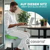 CASARIA® 2x Sgabello con Ruote Regolabile 46-60 cm in Pelle Anteprima dell’immagine prodotto 8