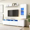 Merax TV-Wohnwand Set 3-teilig mit LED-Beleuchtung, Produktbild-Vorschau 11