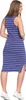 MORAJ Damen-Kleid, gerade, gestreift, mit Schlitzen, für Produktbild-Vorschau 4