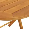 vidaXL Tavolo da giardino pieghevole naturale 60 x 60 x 72 Anteprima dell’immagine prodotto 8