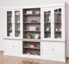 Casa Padrino Landhausstil Bücherschrank Weiß / Braungrau Produktbild-Vorschau 3