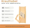 Profi-Krauthobel 60 cm mit 3 Edelstahl-Messer-Klingen und Produktbild-Vorschau 4