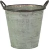 Eimer mit Griff Metall Ø27,5cm H26cm Pflanzkübel Pflanztopf Produktbild-Vorschau 1