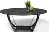Couchtisch Mona Schwarz & Schwarz - ca. 100 x 40 cm Produktbild-Vorschau 2