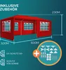 Casaria Gazebo da Giardino 3x6m Protezione UV 18m² Anteprima dell’immagine prodotto 5