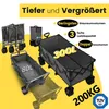 Sekey XXXL Bollerwagen Faltbar 300L 200KG Transportwagen Produktbild-Vorschau 2