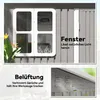 Outsunny Metall Gerätehaus 4,13 m² Geräteschuppen mit Produktbild-Vorschau 6