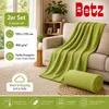 Betz Fleecedecke 2 Stück 130x170 cm 180g/m² – Wohndecke & Produktbild-Vorschau 2