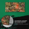 Leinwand Uhr Küche Wohnzimmer Bild 60x30 Malerei Abstrakte Produktbild-Vorschau 5