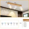 ZMH Spot de plafond 3 flammes blanc Lampe de cuisine GU10 Voir les images du produit 3