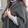 Knit Factory Jazz Poncho Cape - Grau - One Size Produktbild-Vorschau 11