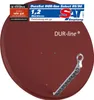 DUR-line Select 85/90cm Satellitenschüssel Alu ziegelrot Produktbild-Vorschau 12