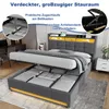 MODFU Lit hydraulique avec sommier tapissé 140x200, équipé Voir les images du produit 4