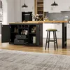 Mesa de bar extensible Merax con 6 cajones, giratoria 360°, Vista previa de la imagen del producto 3