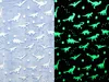 Im Dunkeln leuchtende Decke 150x200 Weiße Fluo-Dinosaurier Produktbild-Vorschau 11