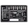 A tool kit laid out in a black plastic case. Produktbild-Vorschau