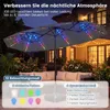 COSTWAY Doppelsonnenschirm 375x200cm, Gartenschirm mit Produktbild-Vorschau 4
