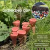 INF Fontana per api in resina a forma di fiore (set di 2) Anteprima dell’immagine prodotto 12