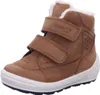 A single brown Superfit boot for boys is shown against a white background. Podgląd zdjęcia produktu