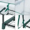 Skleník "Chaam" so 4 policami 158x69x49cm Biely Náhľad obrázku produktu 8