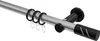 Interdeco Gardinenstange / Vorhangstange Silbergrau / Produktbild-Vorschau 1