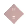 A pink knitted blanket for a car seat, laid out flat on a white background. Produktbild-Vorschau