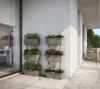 Set von 3 Gefäßen für den Hausgarten, Set von 3 Blumentür Produktbild-Vorschau 2