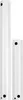 Two white cylindrical objects of different lengths, both with small black dots on them. Produktbild-Vorschau