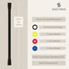 SANTRAS® Duschschlauch aus Kunststoff 1/2" in Schwarz Matt Produktbild-Vorschau 5