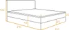 VELAR Boxspringbett mit bettkasten "OLAF", 100 cm, GRAU Produktbild-Vorschau 4