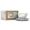 FIFTYEIGHT Kaffeetasse 200ml - Glücklich weiß Produktbild-Vorschau 2