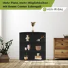 Coemo Eckregal Corner 60 aus Holz 3 Etagen Schwarz Produktbild-Vorschau 6