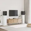 vidaXL Stojak na głośniki 2 szt. Biały 30x30x95 cm Materiał Podgląd zdjęcia produktu 2