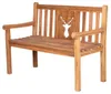 deVries Teakholz Gartenbank Woodie Hirsch 120 cm Produktbild-Vorschau 1