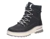 A single blue women's boot is shown against a white background. Produktbild-Vorschau